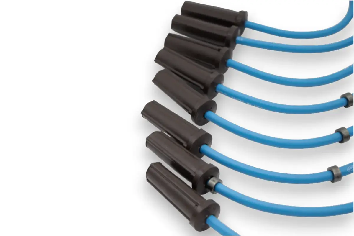 Granatelli GM LS & LT 0-Ohm 10" Performance Spark Plug Wires – 28-1545S