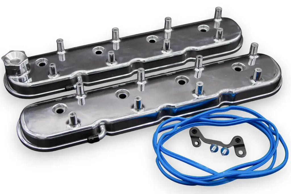 Granatelli LS Valve Covers, Polished Finish, Integral Coil Mounts, 4.8L-7.0L, Pair – 640366