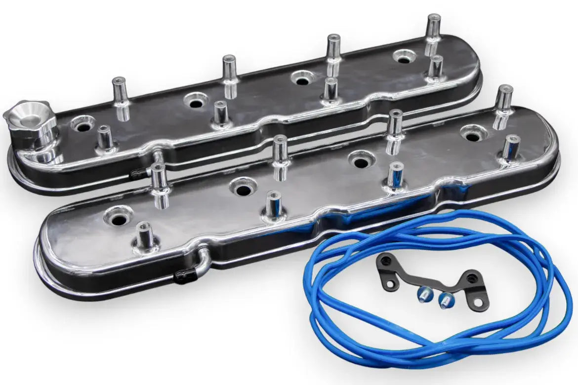 Granatelli LS Valve Covers, Polished Finish, Integral Coil Mounts, 4.8L-7.0L, Pair – 640366