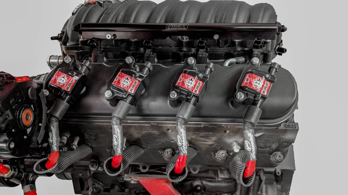 2005–2017 GM LS2/LS3/LS7/LS9/LSA Granatelli 85kV Malevolent Coil Packs – 28-0513-CPM