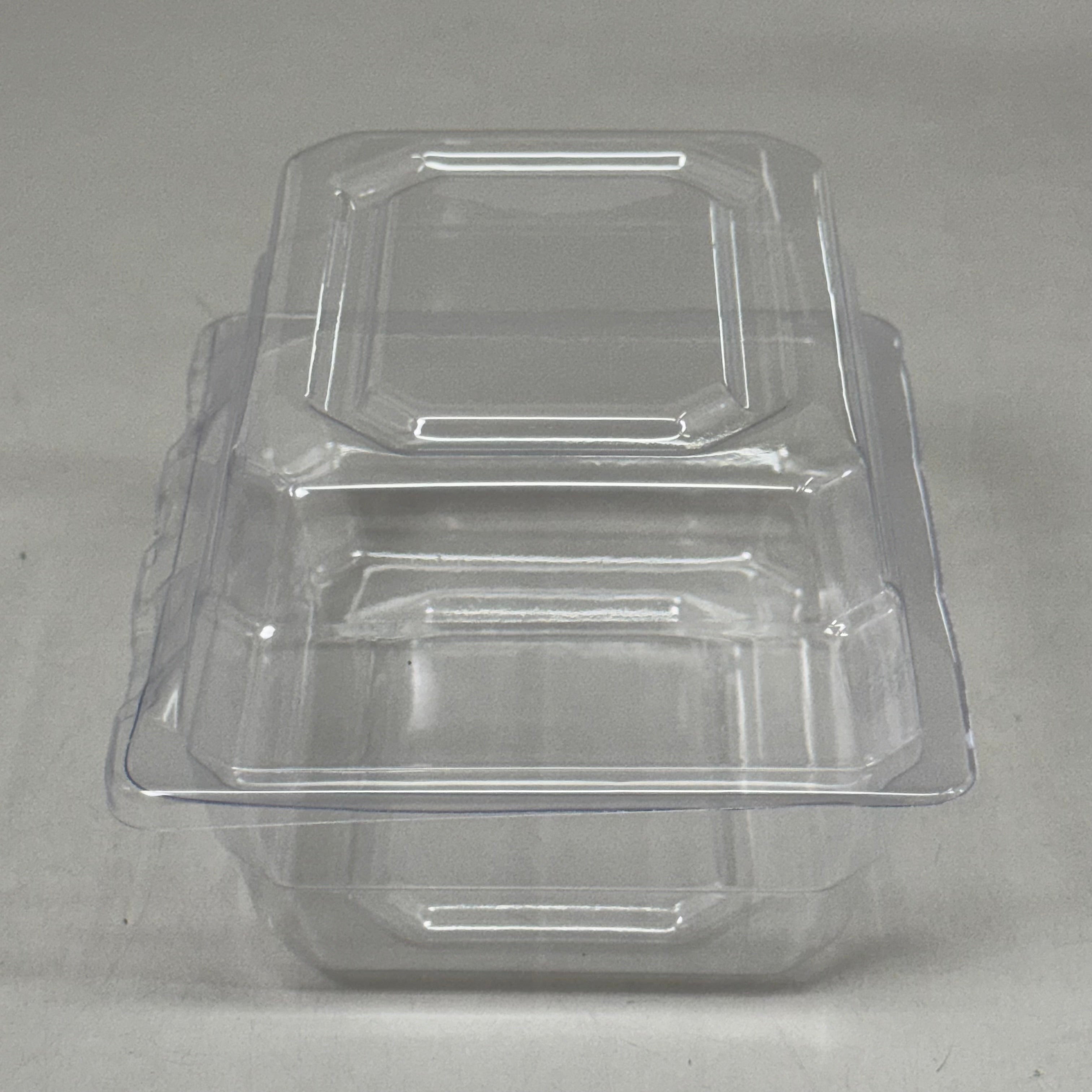 Boutonniere & Corsage Clear Plastic Box (50 Count) 4" x 3" x 3"