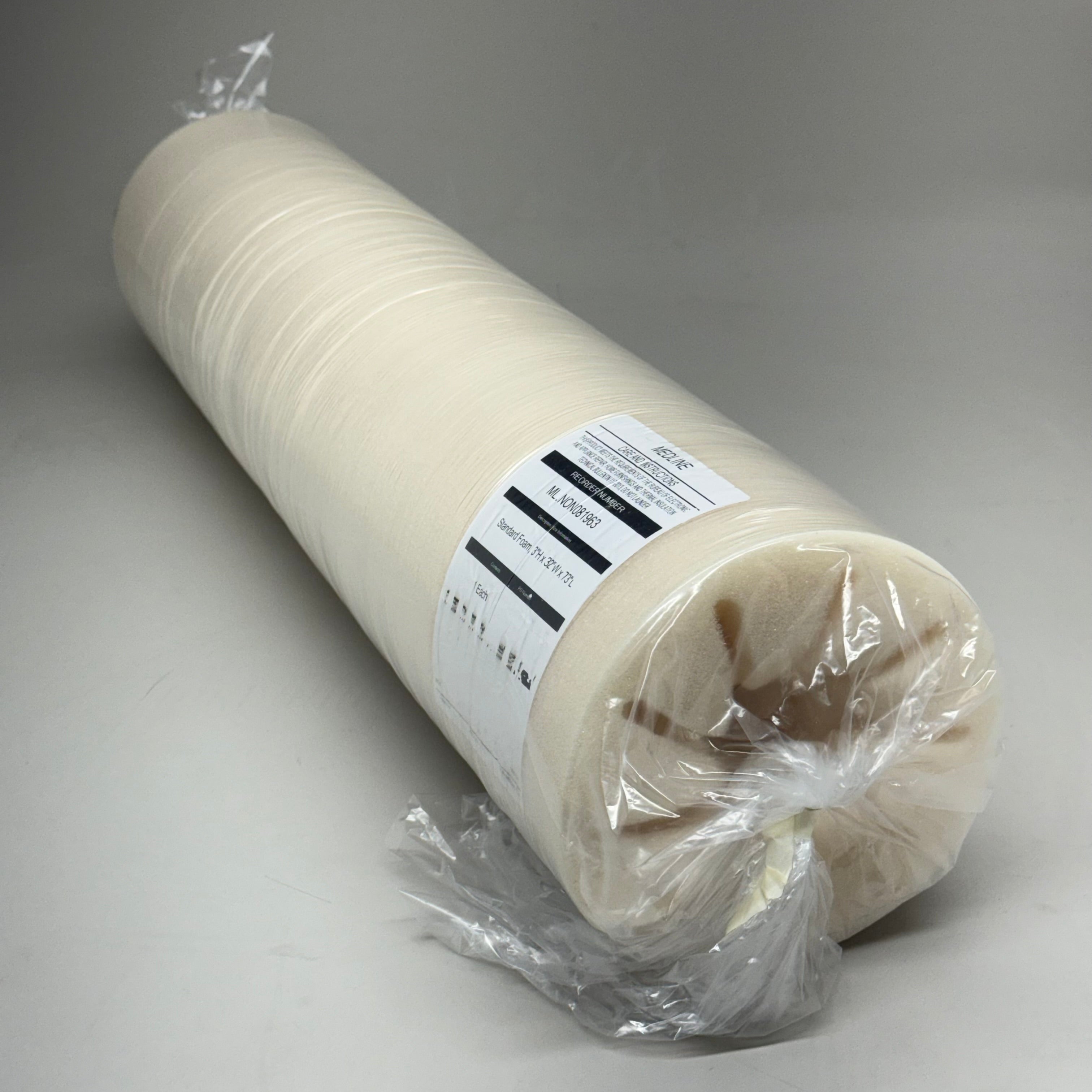 MEDLINE Standard Foam Convoluted Bed Pad 73"L x 32"W x 3"H Model: ML.NON081963