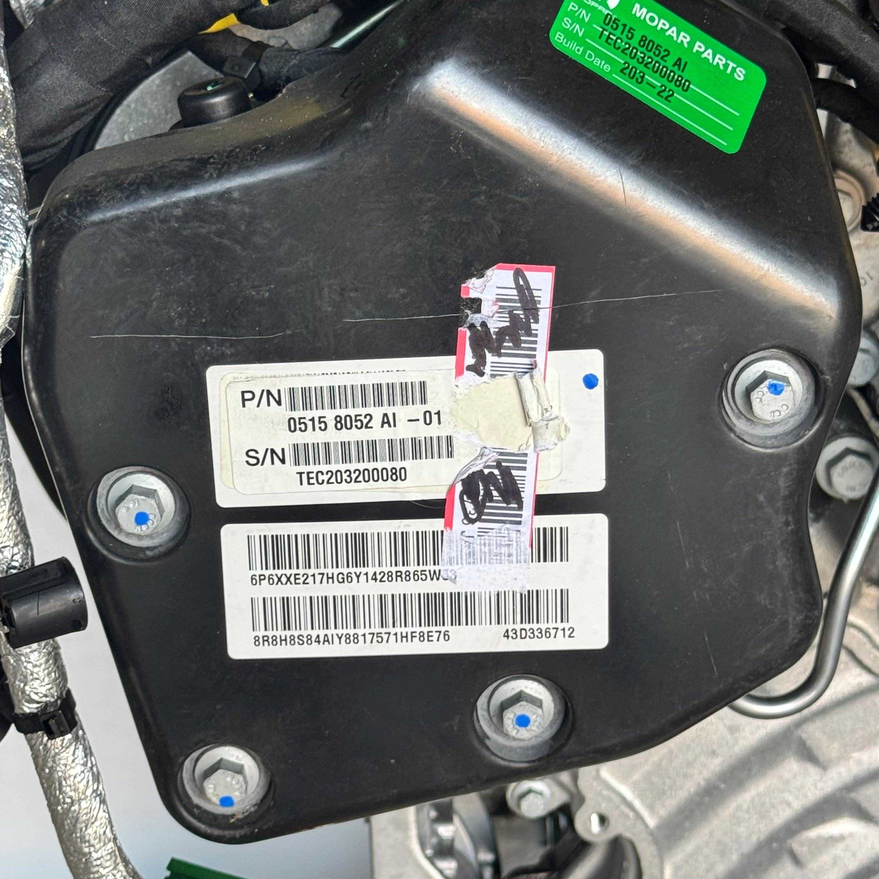 Mopar 3.0L EcoDiesel Engine 05158052AI for Ram Jeep AS-IS