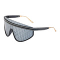 Personalized Large Frame One-Piece Lens Sunscreen Sunglasses For Women High Sense Windproof Ins Sunglasses
