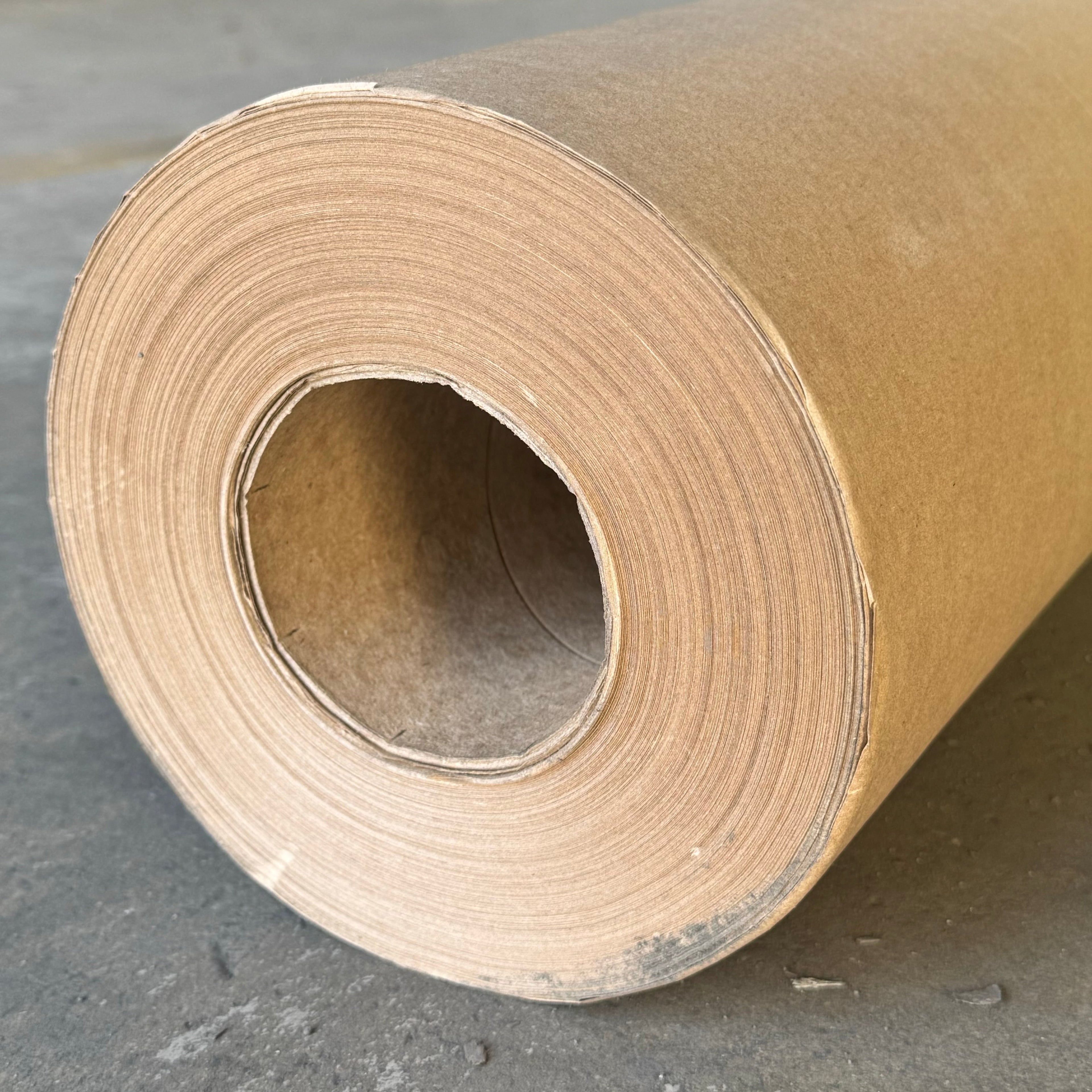 PREGIS Heavy Duty Construction Paper Roll, Recycled Kraft 60”Wx500 Brown