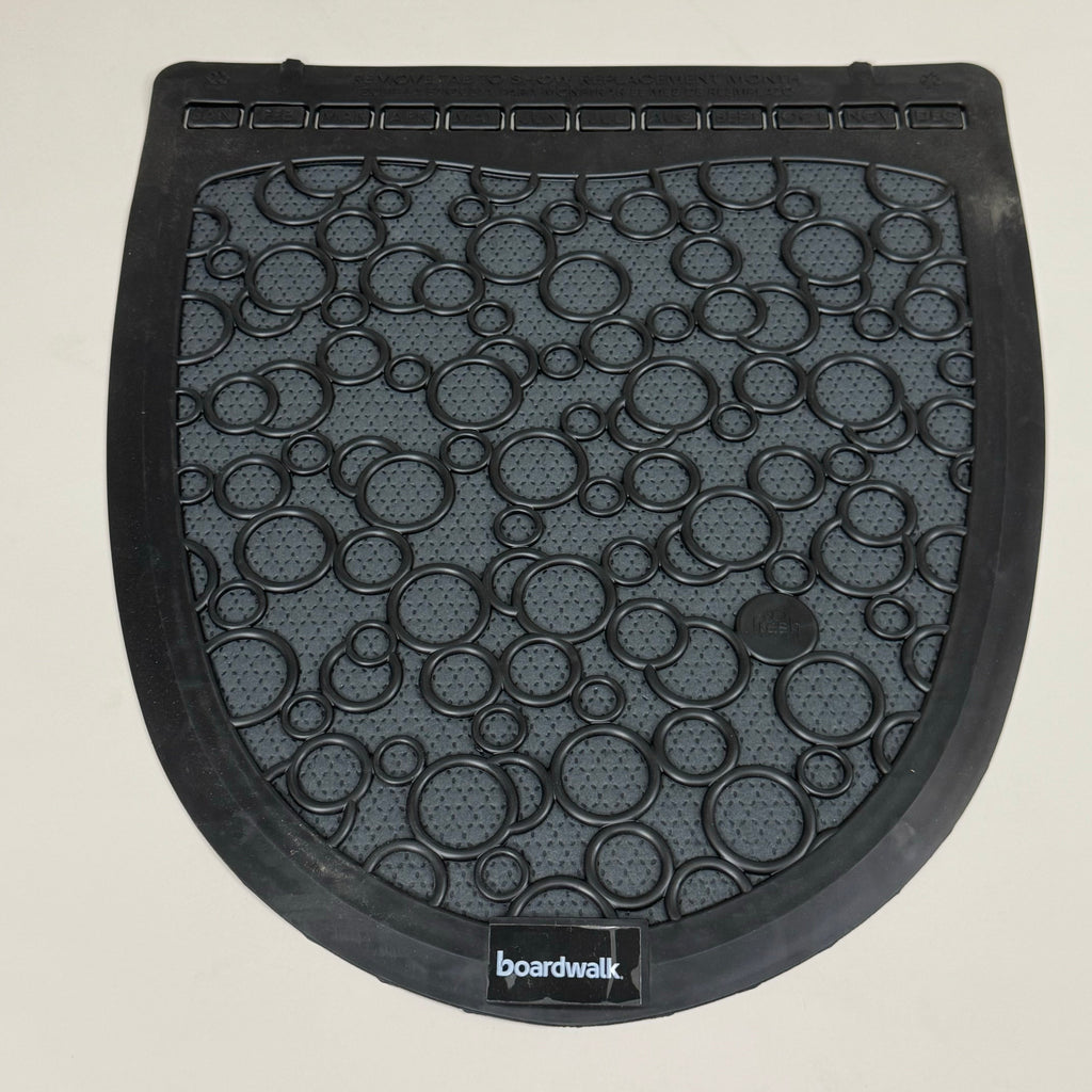 BOARDWALK (6 PACK)Urinal Mats 2.0 Include Month Markers for Replacing 17.5"x20"