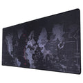 World Map Gaming Mouse Pad 31.0"x11.5" (3.0mm) - Non-Slip Rubber Base, Durable Stitched Edges, Smooth Surface