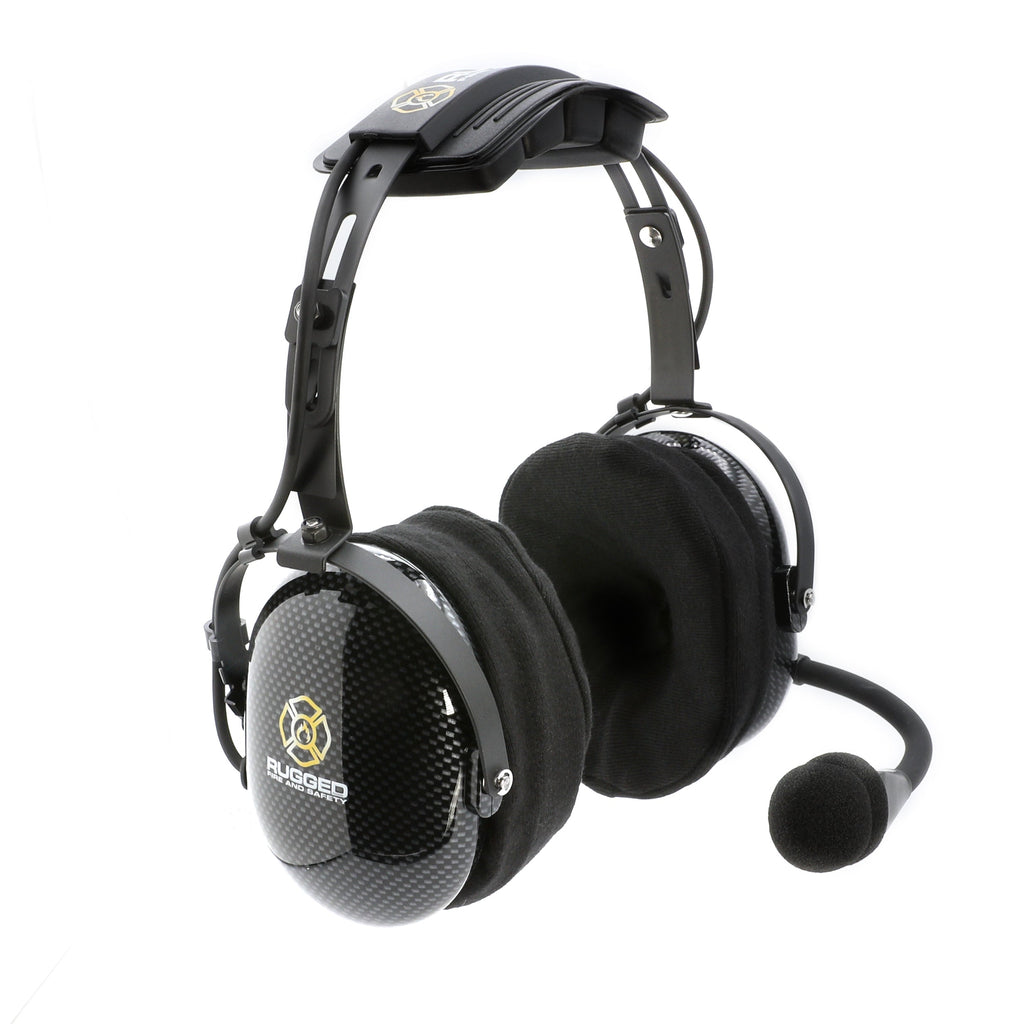 FHS Over-The-Head Fire Safety Industrial Headset - No Buttons / No Cable