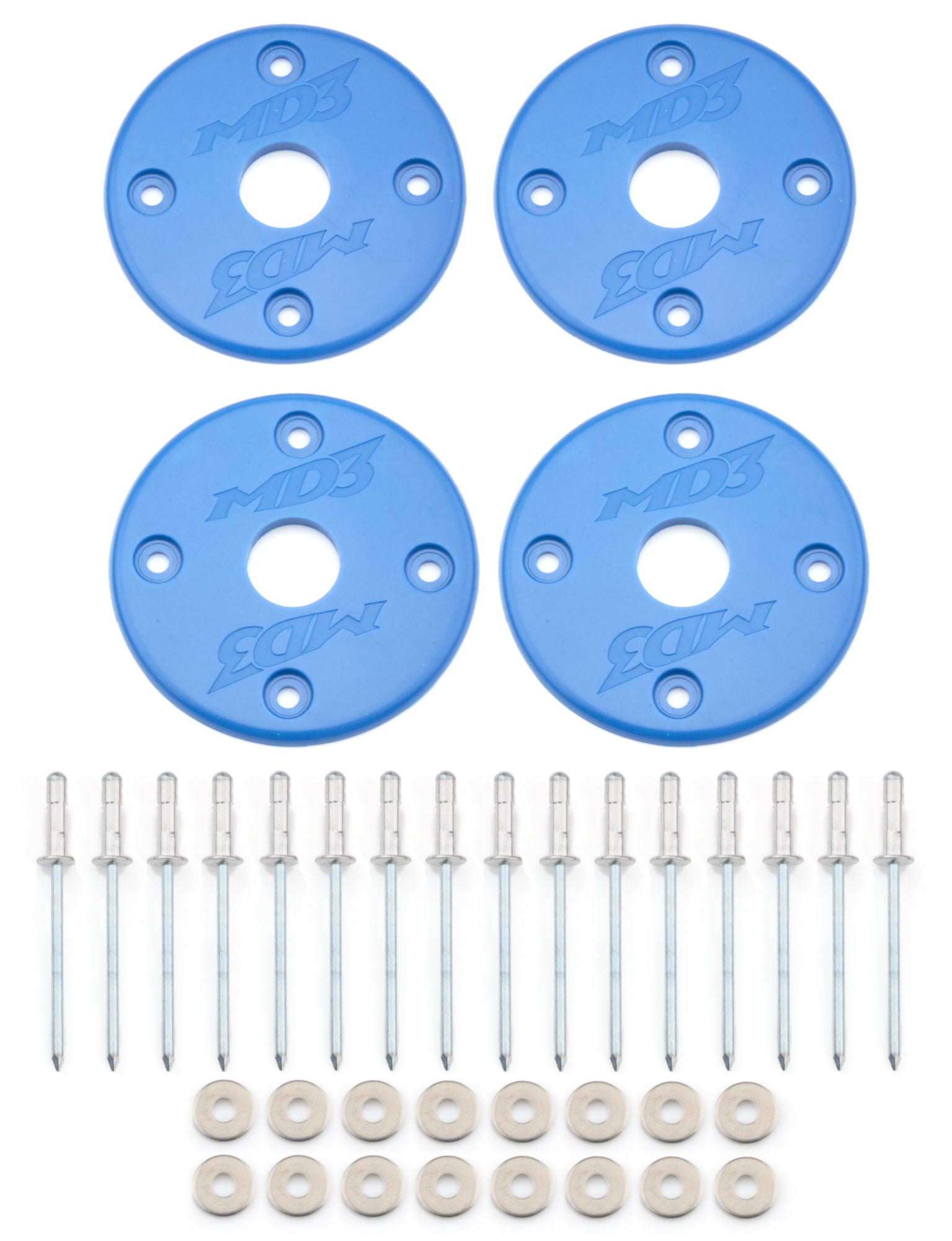 Scuff Plate Plastic Blue 4-Pack MD3