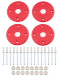 Scuff Plate Plastic Red 4-Pack MD3