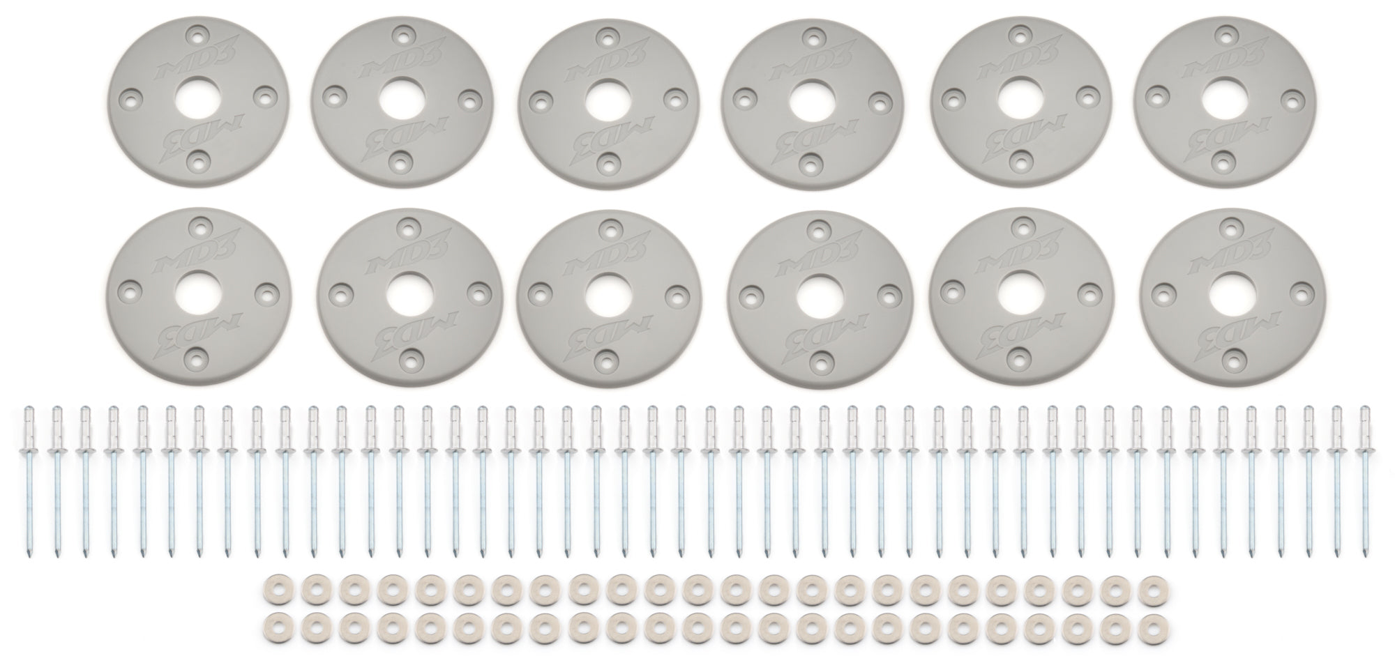 Scuff Plate Plastic Gray 12-Pack MD3