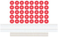 Scuff Plate Plastic Red 40-Pack MD3