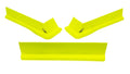 Modified Aero Valance 3pc. Fluorescent Yellow