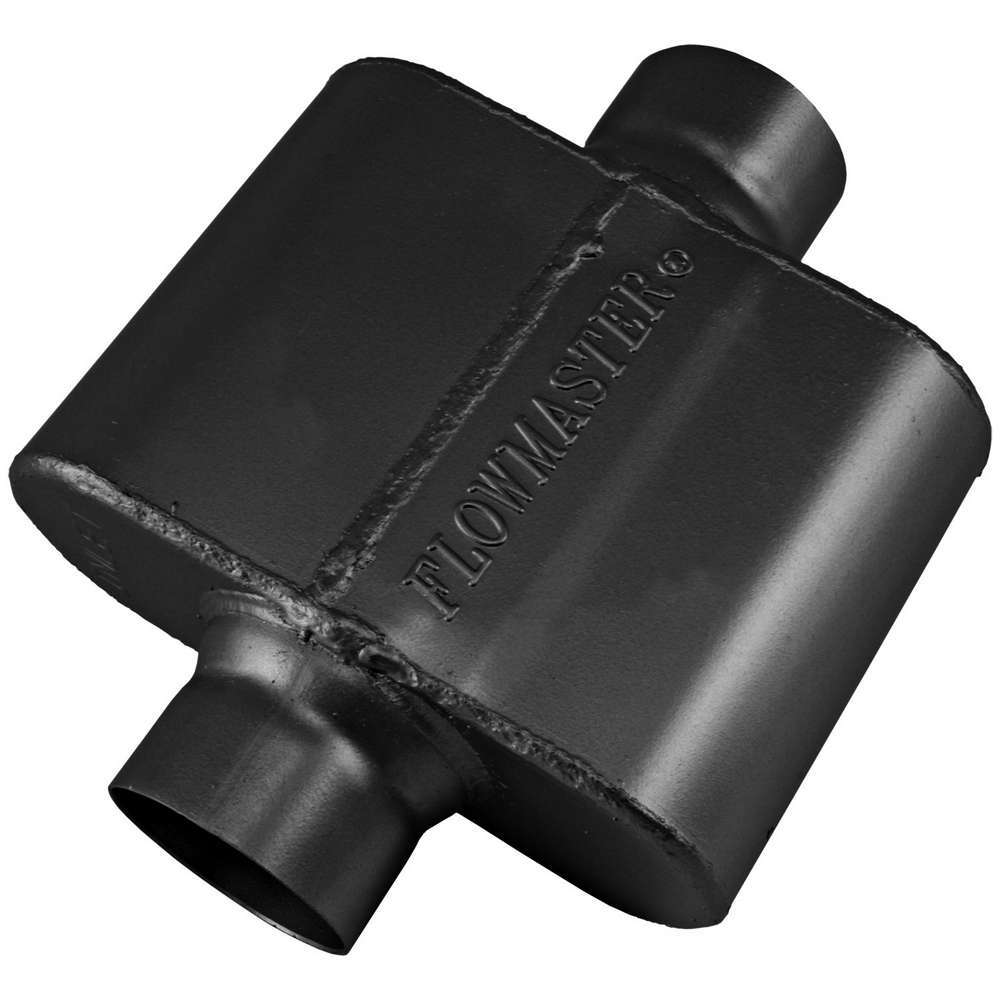 MUFFLER 2.5"IN/OUT:10SER RACE