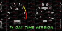 OEM 7k RPM Day Time Digital Holley Background for 1987-1993 Fox Body Mustang