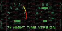 OEM 7k RPM Night Time Digital Holley Background for 1987-1993 Fox Body Mustang