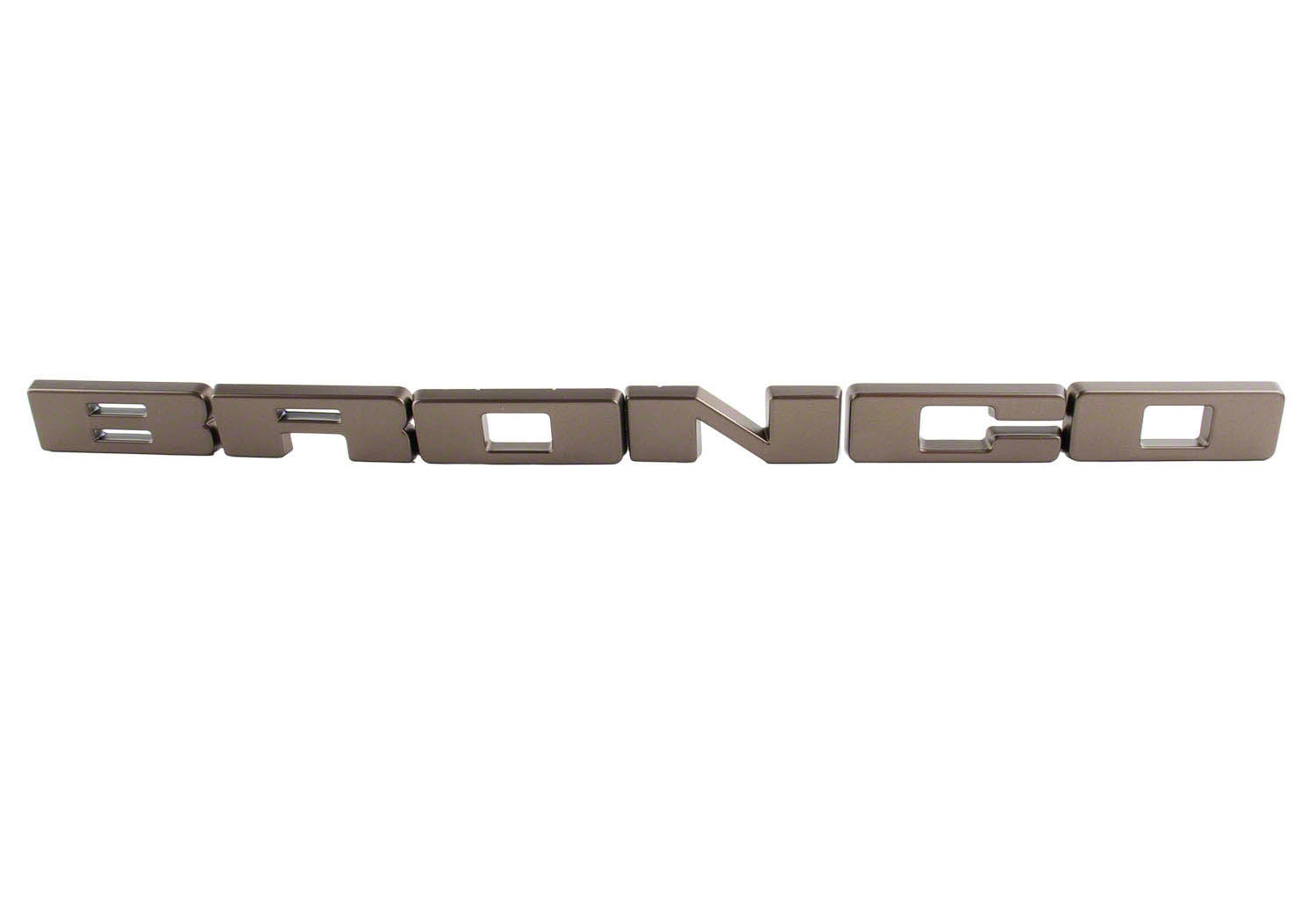BRONCO GRILLE LETTERING BRONZE