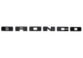 BRONCO GRILLE LETTERING BLACK