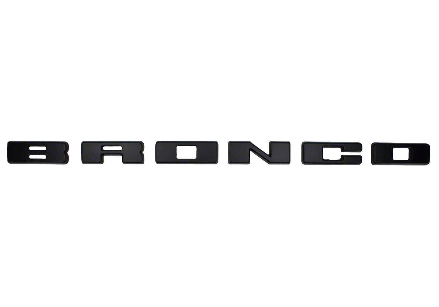 BRONCO GRILLE LETTERING BLACK