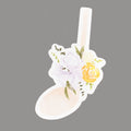 Hales Yeah Design Floral Note Sticker ~3" at Longest Edge