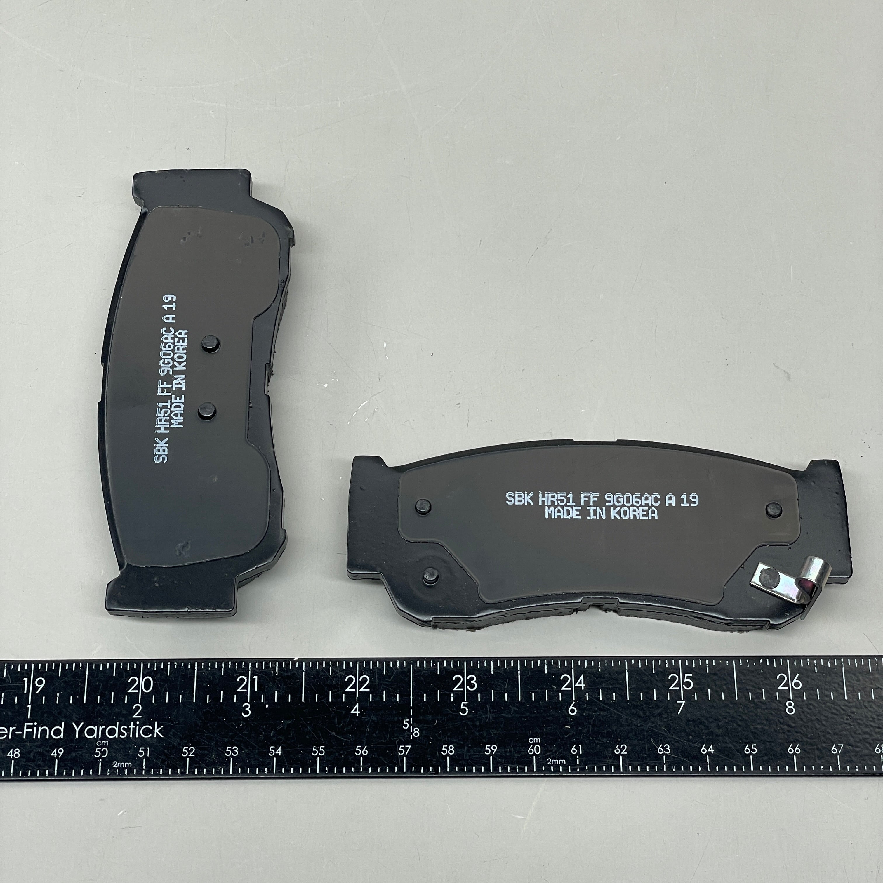 BECK ARNLEY Disc Brake Pad Ceramic for Hyundai Santa Fe 089-1797