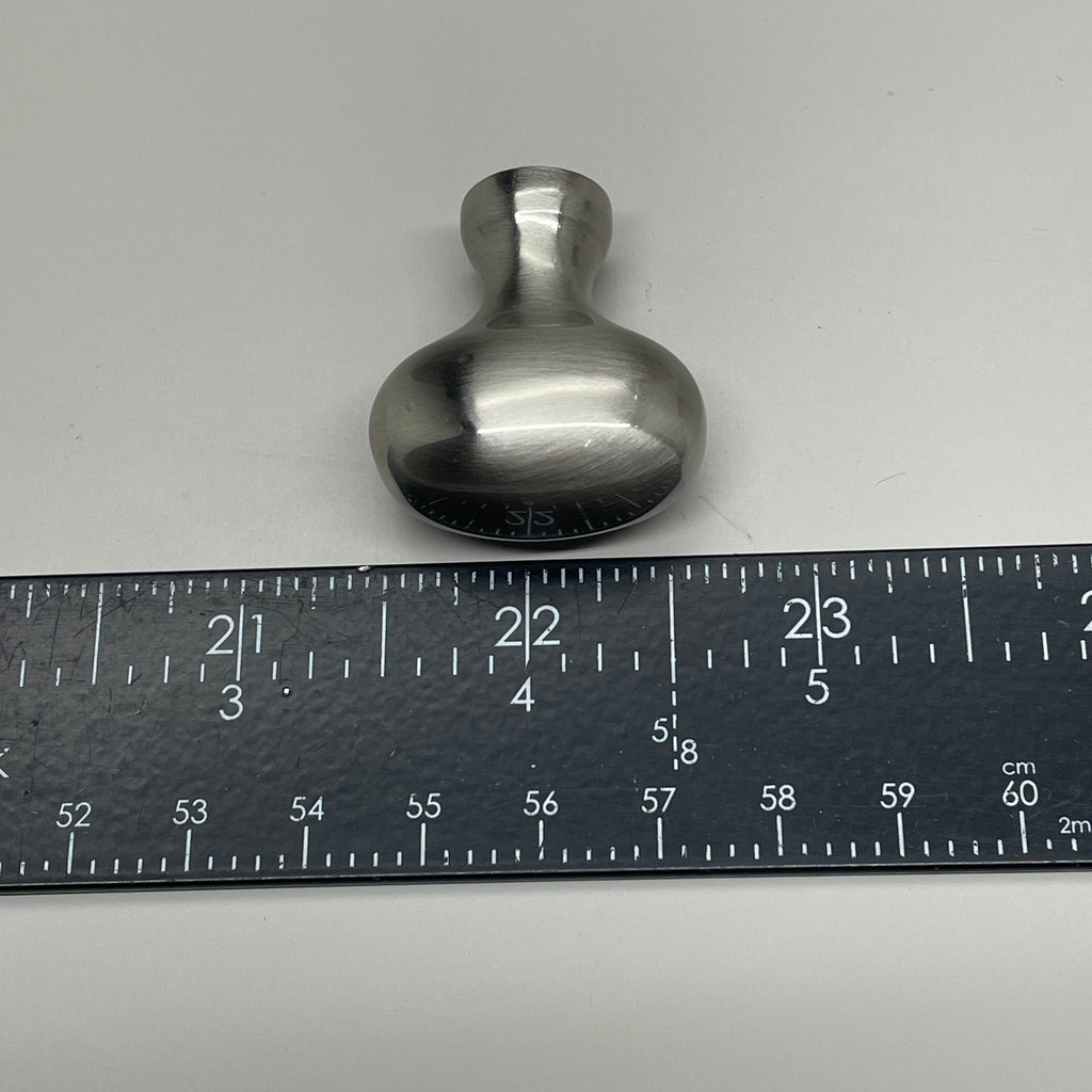 BERENSON (25 PK) Transitional Advantage Three Brushed Nickel Oval Knob 0920-1BPN-P