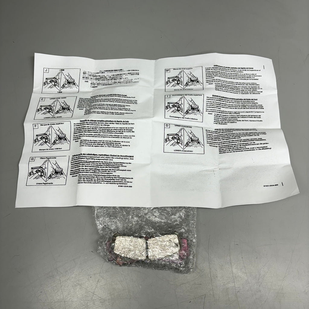HONDA OEM Brake Pad Set Fr Vehicles 06451-HL4-A01
