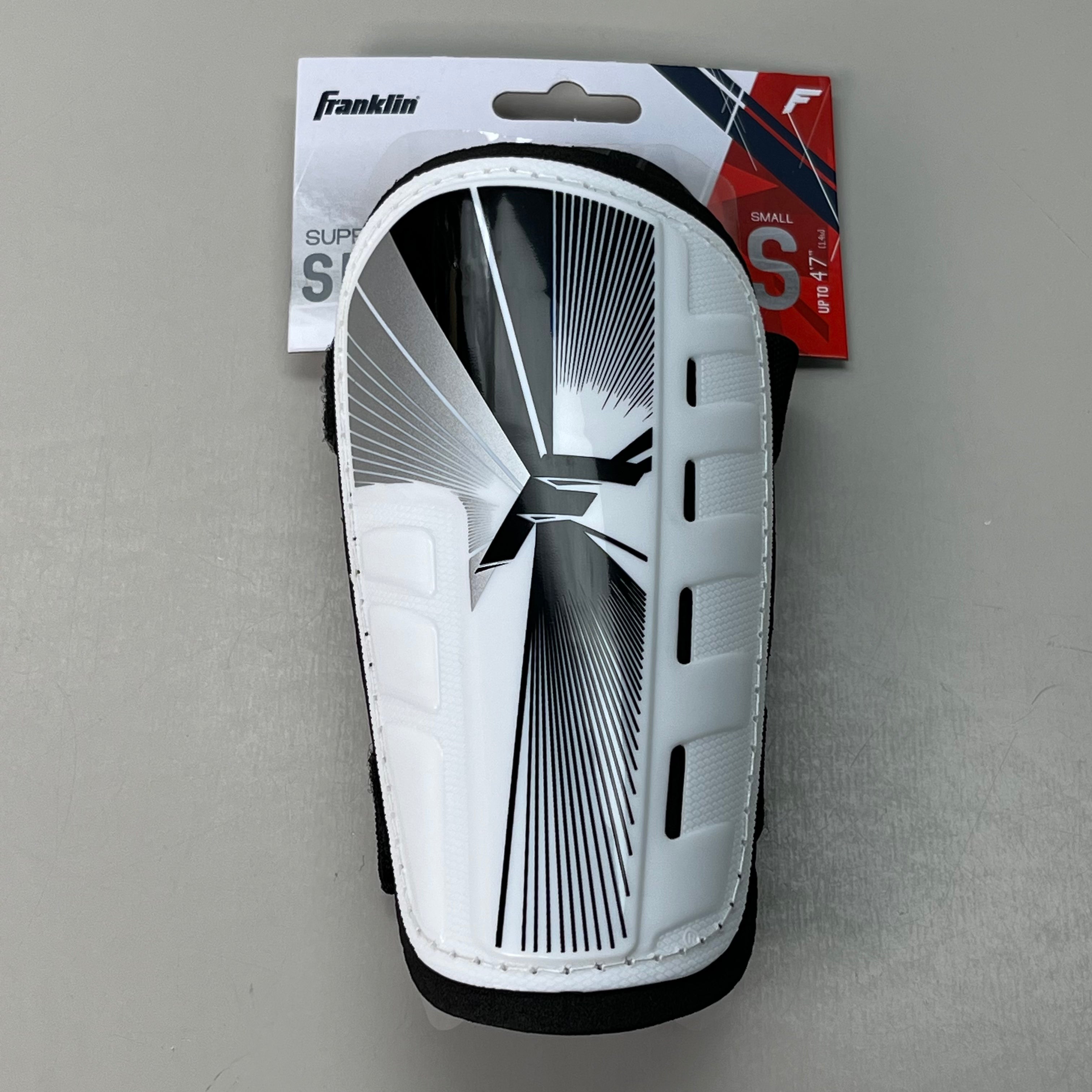 FRANKLIN 2-PACK Superlight Shinguards Sz Small up to 4'7" (1.4m) White 11104