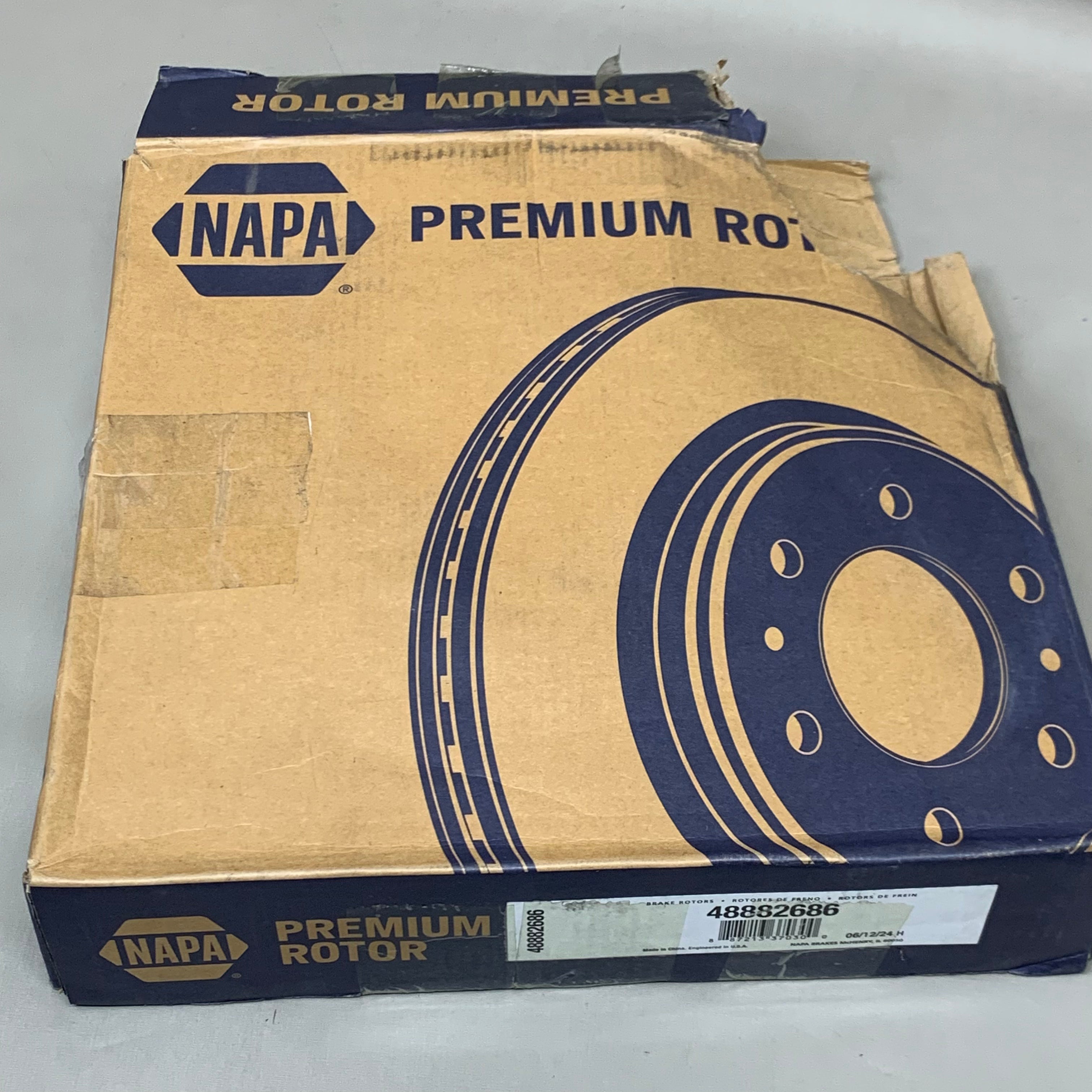 NAPA Premium Brake Rotor 48882619