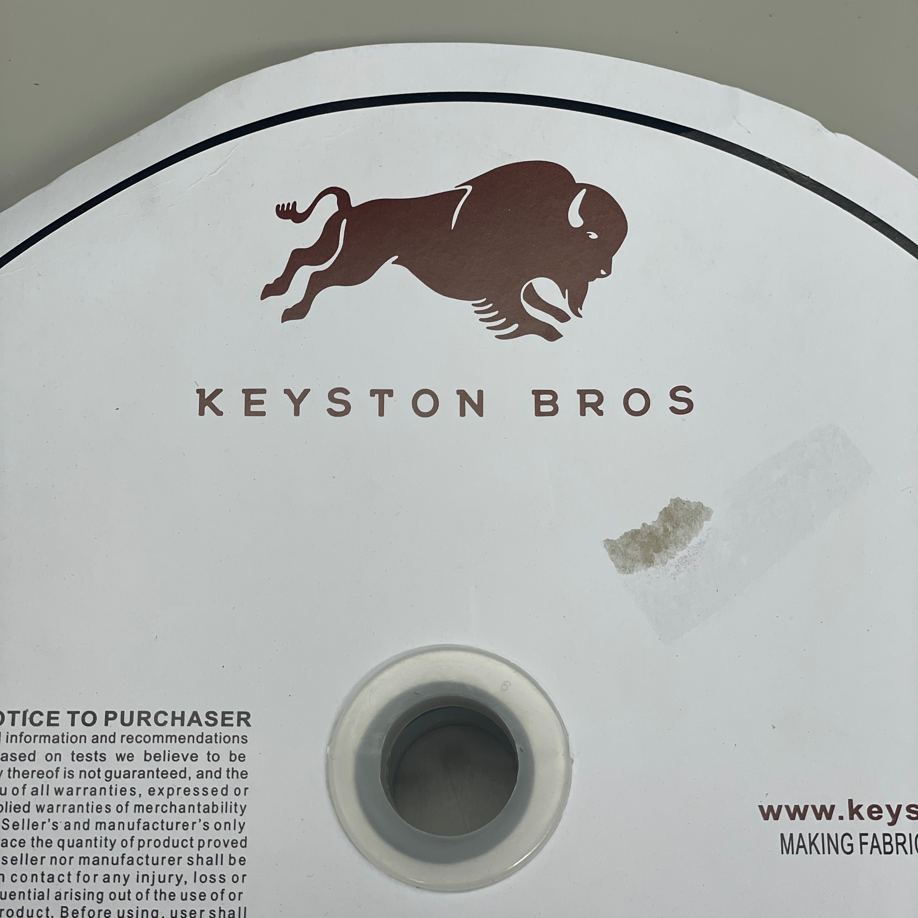 KEYSTON BROS 1" Standard Sew On Loop 25 yds Black KY1LB