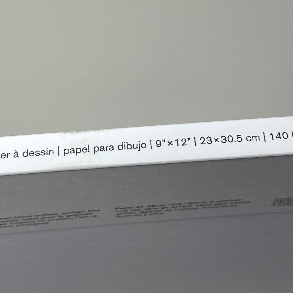 FABRIANO White White Drawing Pad 9"x12" 20 Sheets GSM: 300 65600287