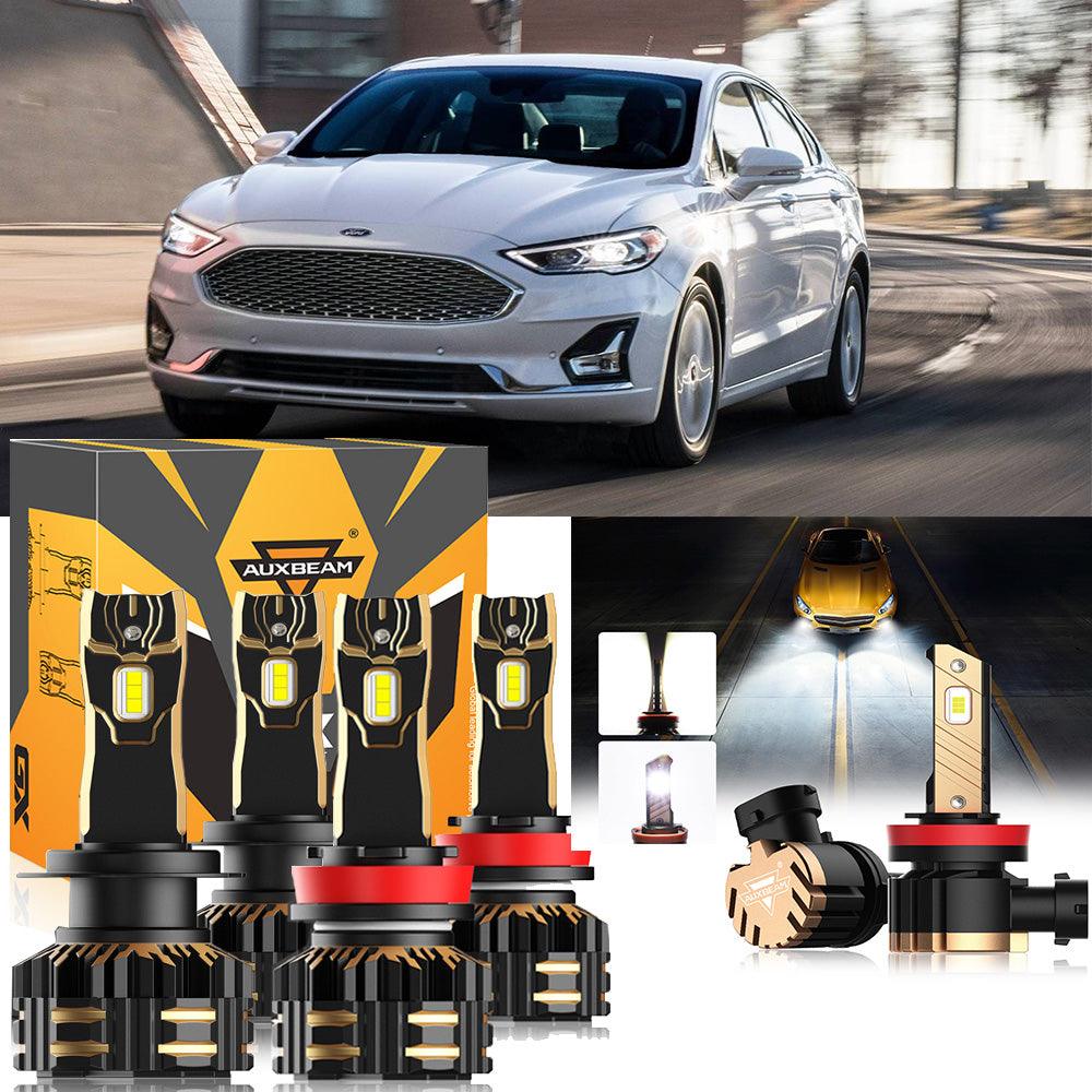 For 2006-2017 Fusion H7 H11 LED Headlight Bulbs Bundle