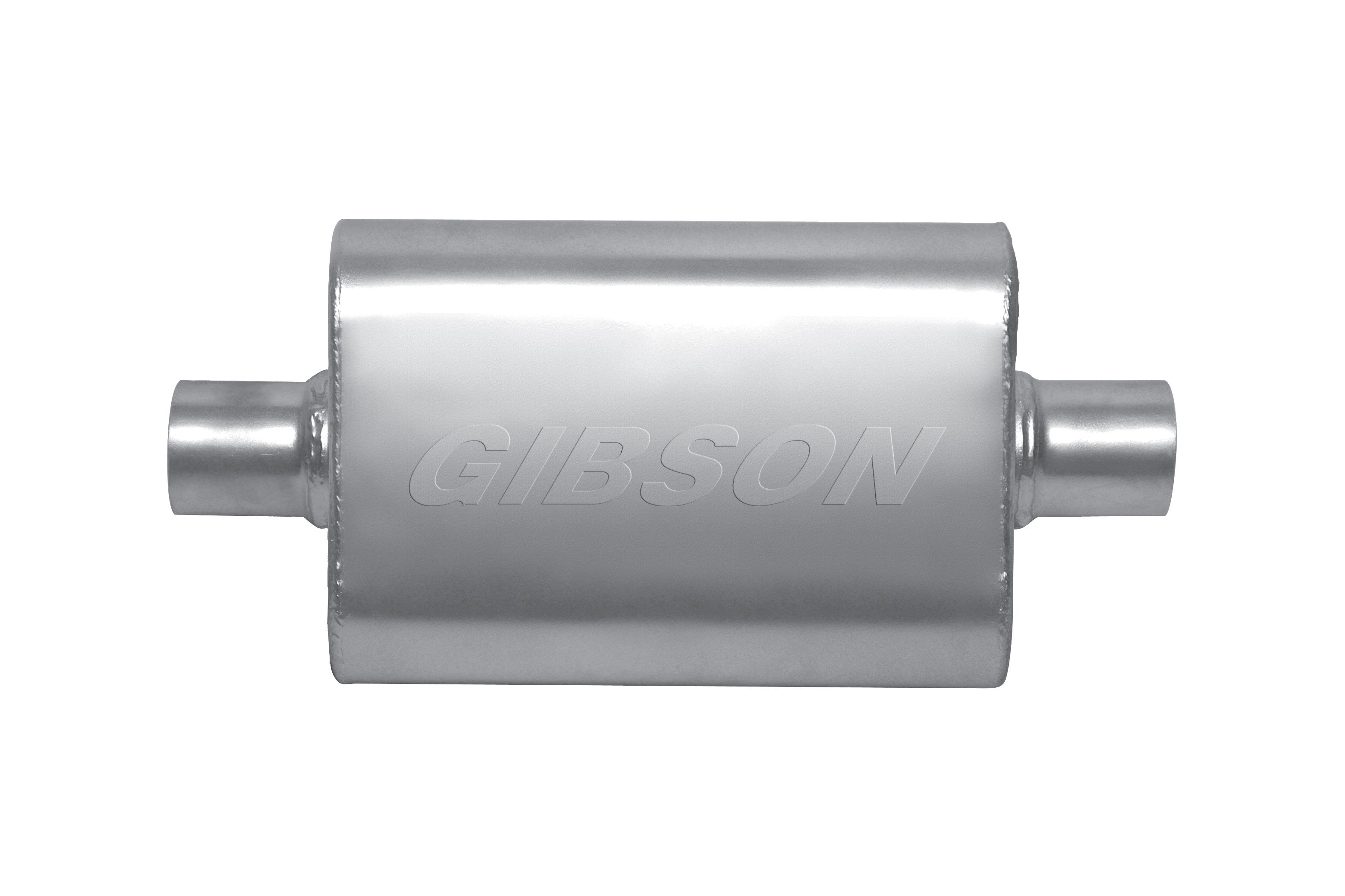 MUFFLER OVAL SS 3IN OFFSET