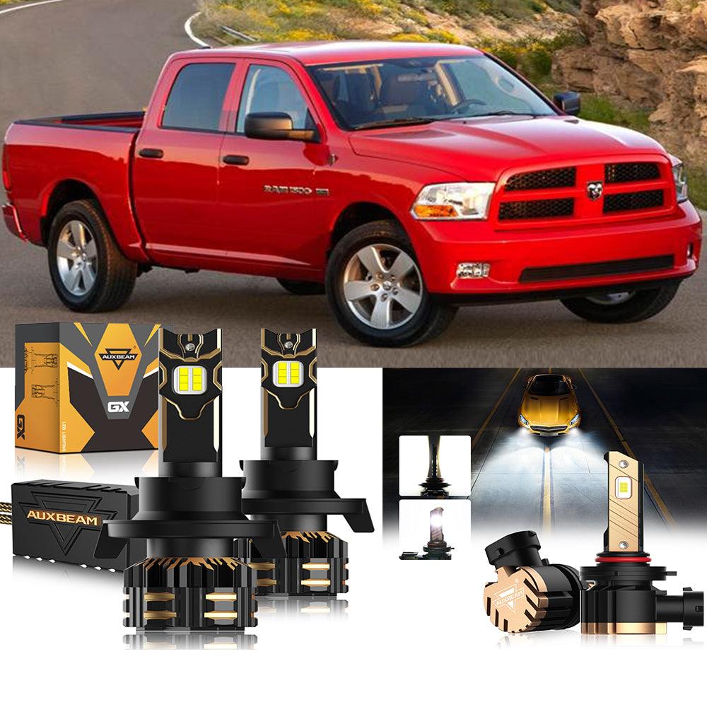 For 2011-2012 1500 (with 2 headlamps) H13 LED Headlight Bulbs Bundle