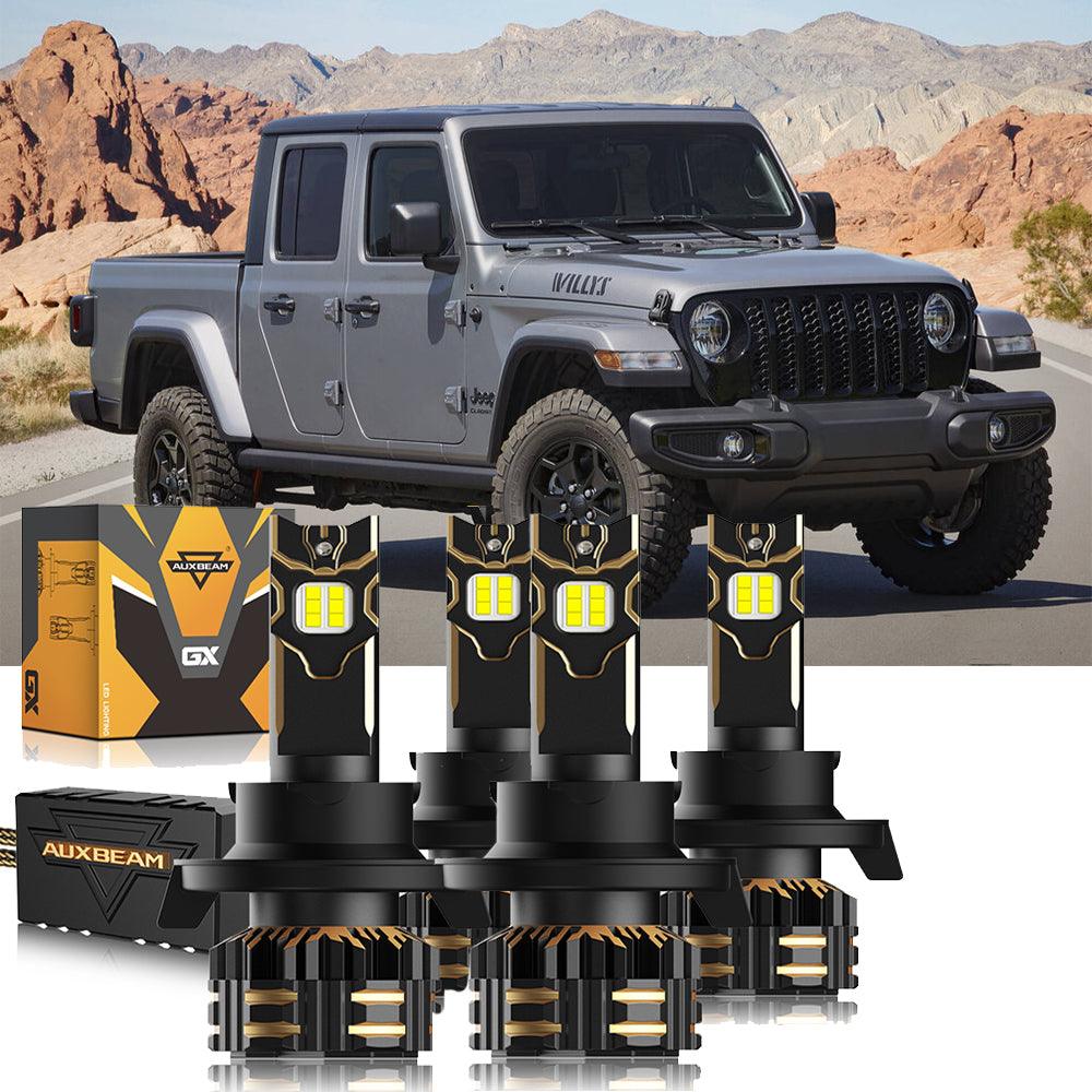 For 2020 Gladiation H13 LED Headlight Bulbs Bundle