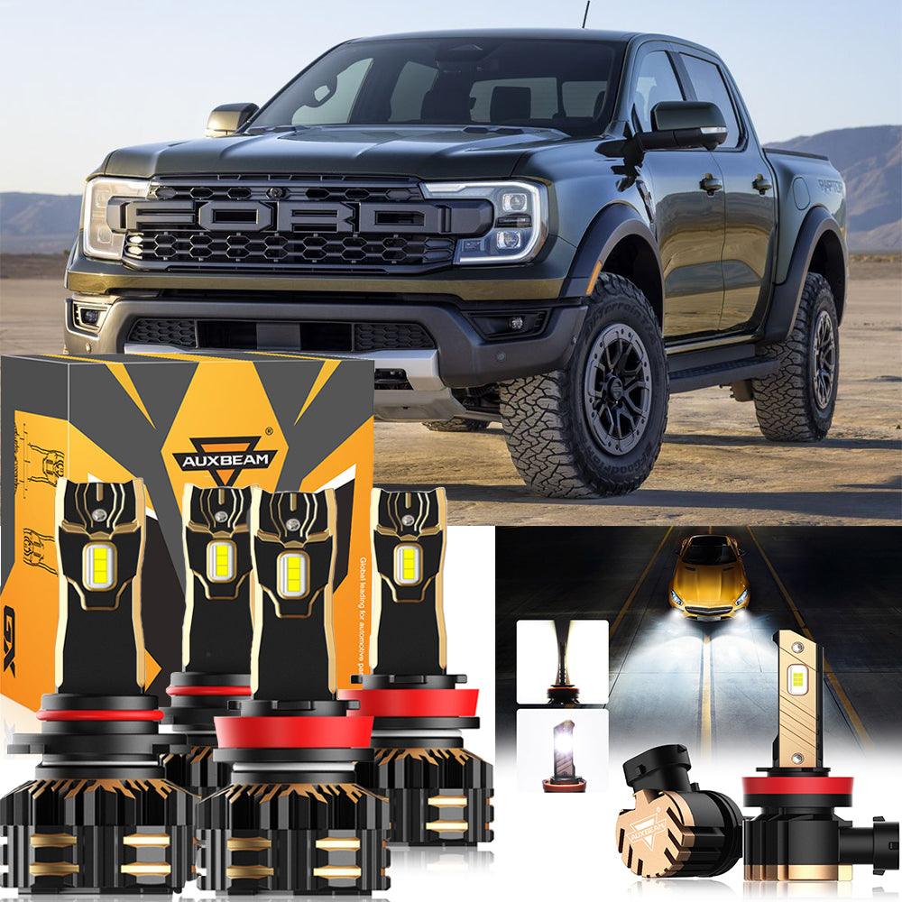 For 2019 Ranger 9005 H11 LED Headlight Bulbs Bundle