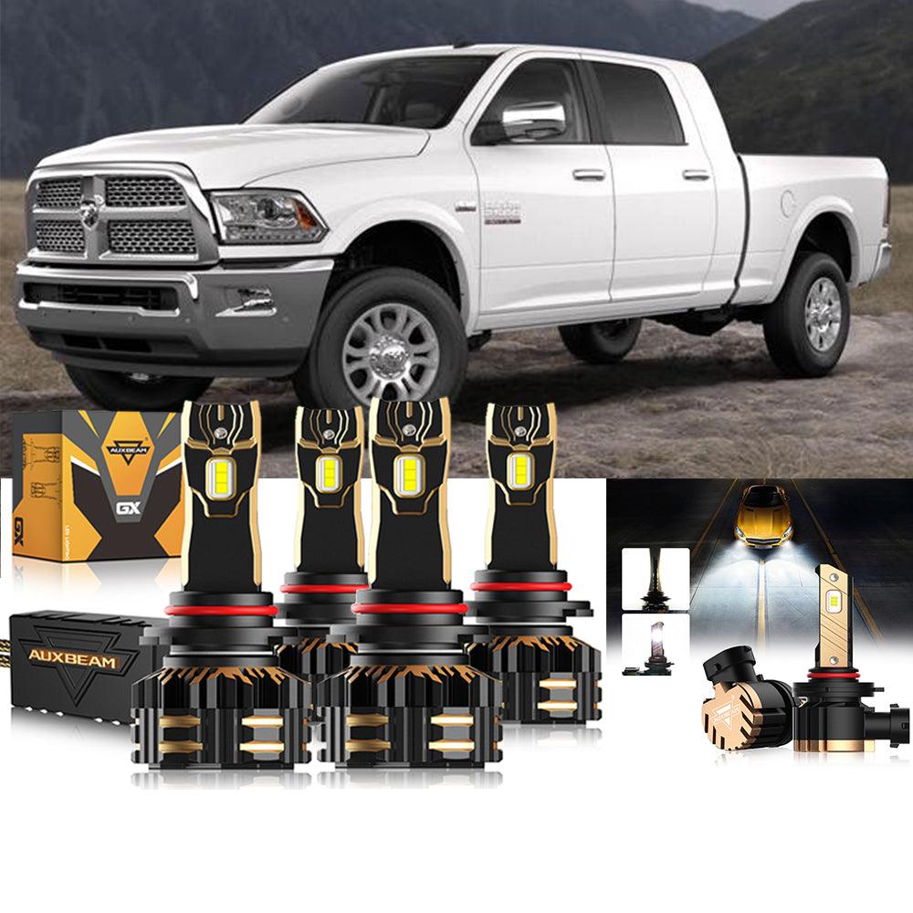For 2018-2019 2500 (with projector-type headlights) 9005 9005 LED Headlights Bulbs Bundle