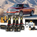 For 2013 1500 (With Projector-Type Headlamps) 9005 9012 LED Headlight Bulbs Bundle