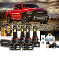 For 2016-2017 1500 ( with projector-type headlights) 9005 9005 LED Headlight Bulbs Bundle