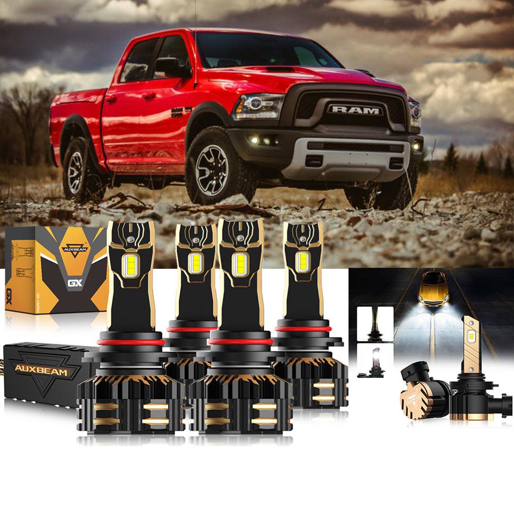 For 2016-2017 1500 ( with projector-type headlights) 9005 9005 LED Headlight Bulbs Bundle