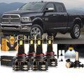 For 2016-2017 2500 (with projector-type headlights) 9005 9005 LED Headlights Bulbs Bundle