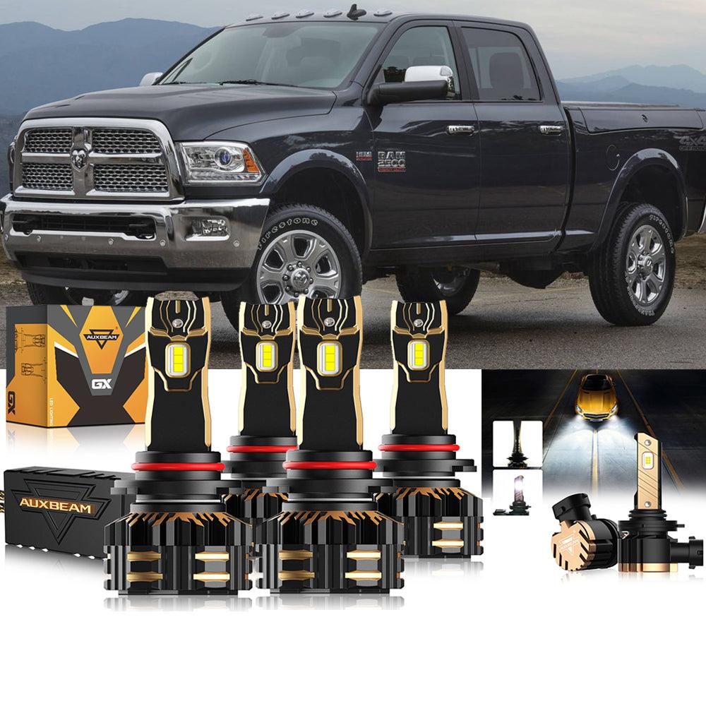 For 2016-2017 2500 (with projector-type headlights) 9005 9005 LED Headlights Bulbs Bundle