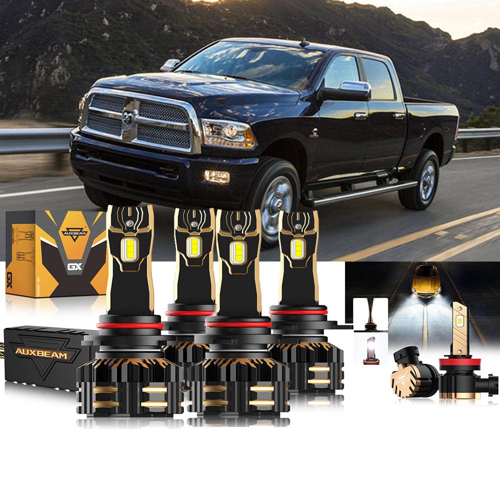 For 2013-2015 2500 (with projector-type headlights) 9005 9012 LED Headlight Bulbs Bundle