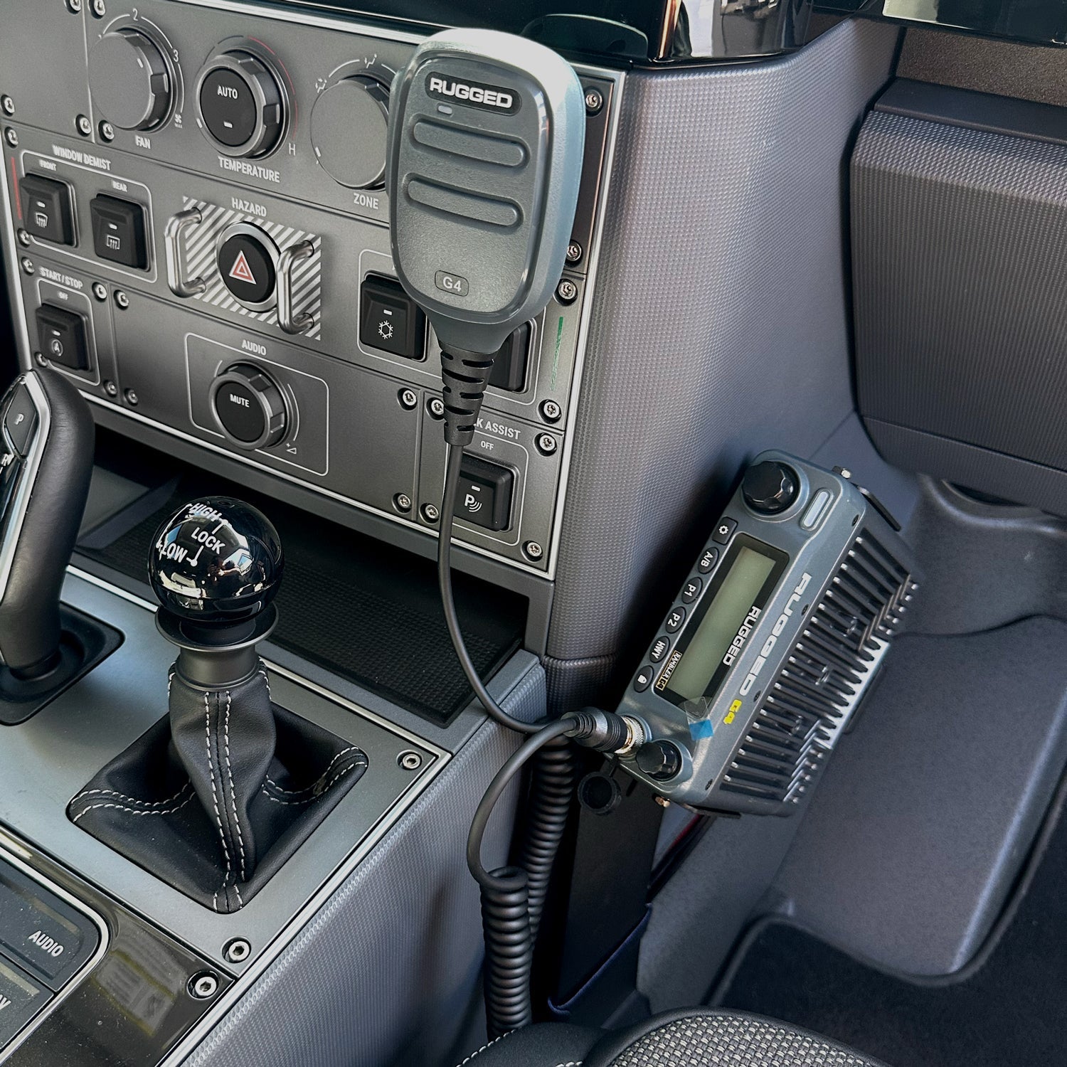 INEOS Grenadier Two-Way GMRS Mobile Radio Kit - Rambler G4