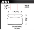 BRAKE PADS RACE HPS