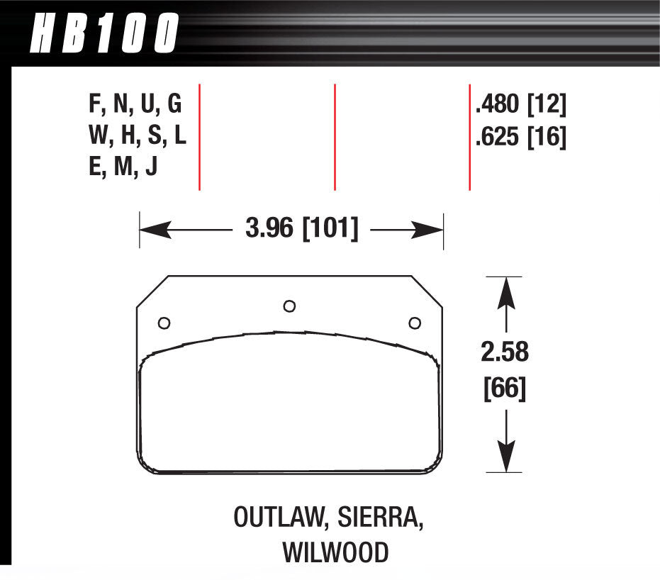 DDAG RACING PADS