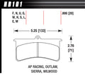 HT-10 SCCA TYPE PADS