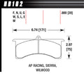 BRAKE PADS RACE DTC70