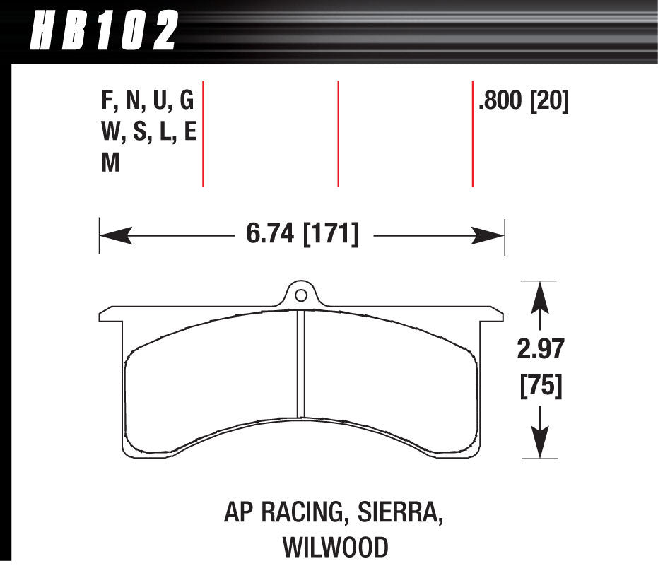 BRAKE PADS RACE DTC70