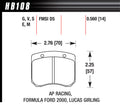 BRAKE PADS RACE BLUE